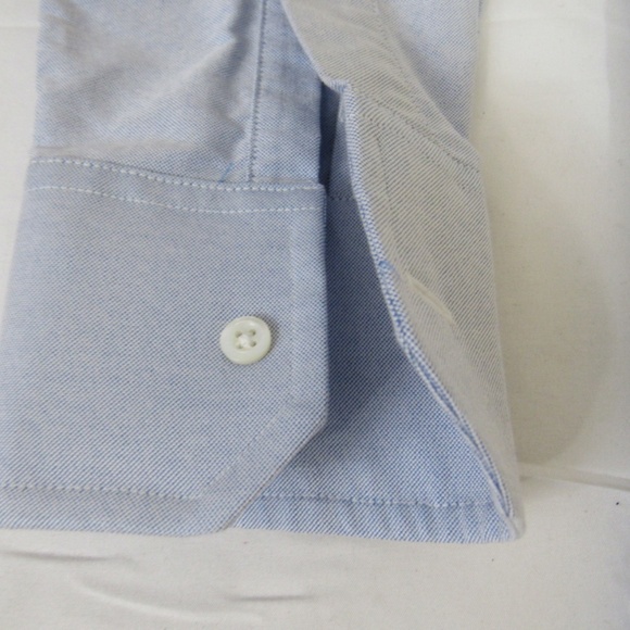 Thom Browne Men's Classic Blue Oxford Shirt Grosgrain TB00 S - Picture 7 of 15